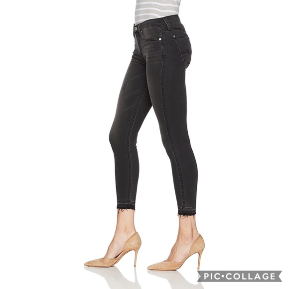 7 For All Mankind Black Gwenevere Skinny Jeans 29 - Picture 4 of 10